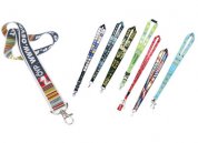 Dye sublimated lanyards